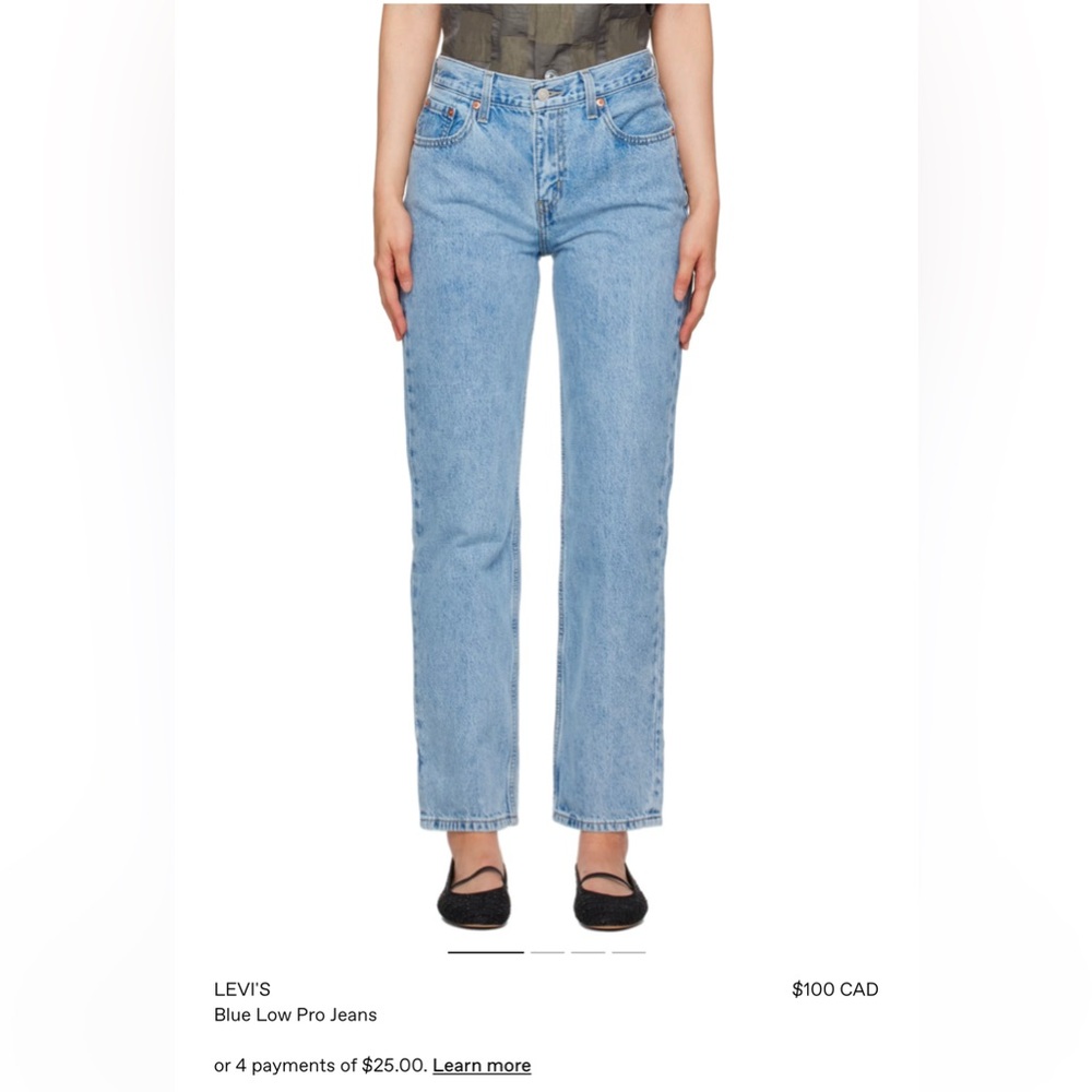 Levi’s Low Pro Straight Jeans